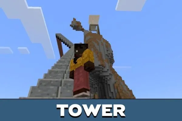 Tower from Castle Defence Map for Minecraft PE