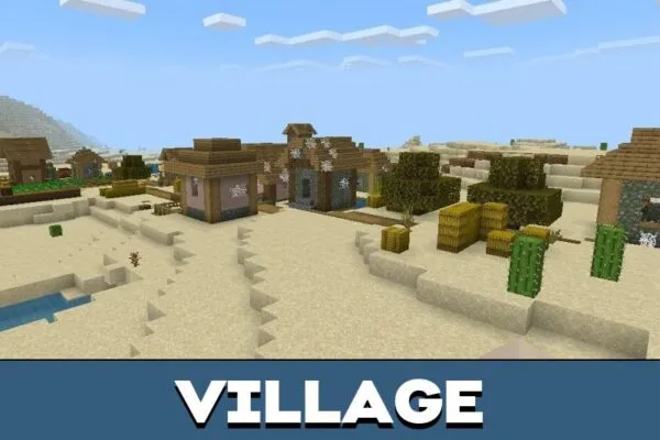 Village from Desert Mod for Minecraft PE