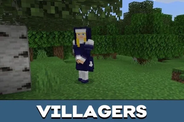 Villagers from Ancient World Mod for Minecraft PE