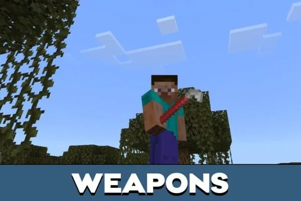 Weapons from Half Life Mod for Minecraft PE