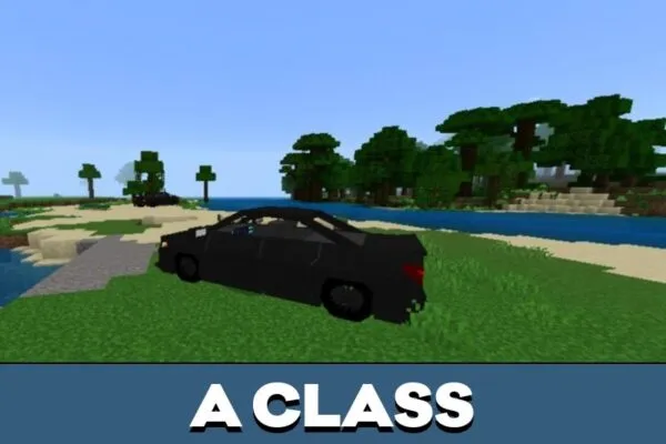 A Class from Mercedes Mod for Minecraft PE