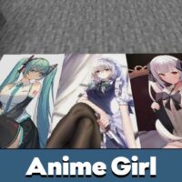 Anime Girl Texture Pack for Minecraft PE