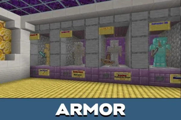 Armor from Zombie Waves Map for Minecraft PE