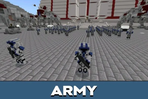 Army from Star Wars Maps for Minecrat PE