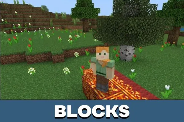 Blocks from Carpet Mod for Minecraft PE