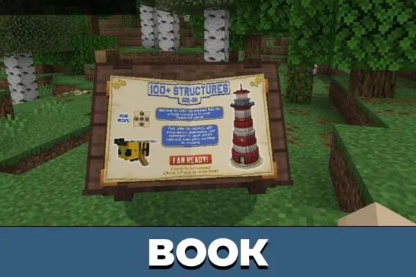 Book from Structures Mod for Minecraft PE
