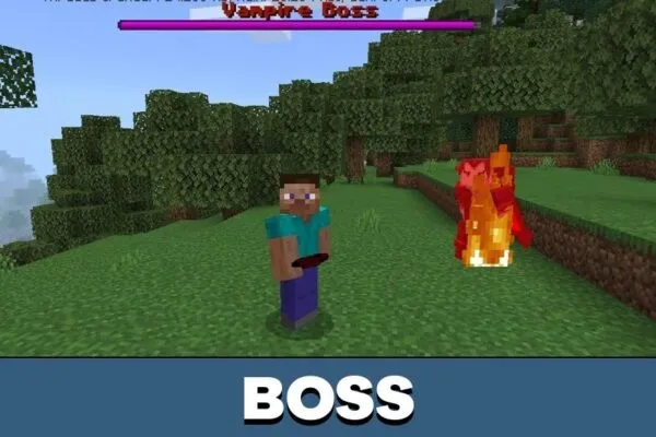 Boss from Vampire Mod for Minecraft PE