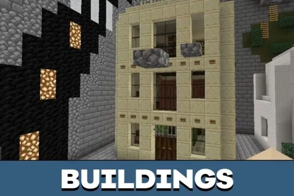 Buildings from Doctor Strange Map for Minecraft PE