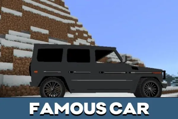 Car from G Wagon Mod for Minecraft PE