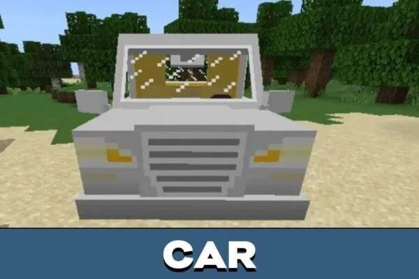 Car from Limousine Mod for Minecraft PE