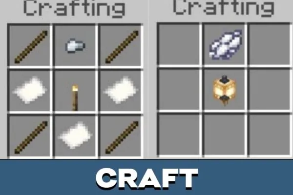 Craft from Lanterns Mod for Minecraft PE