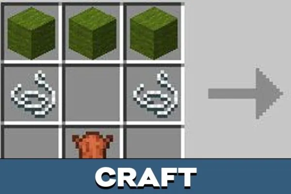 Crafting from Parachute Mod for Minecraft PE