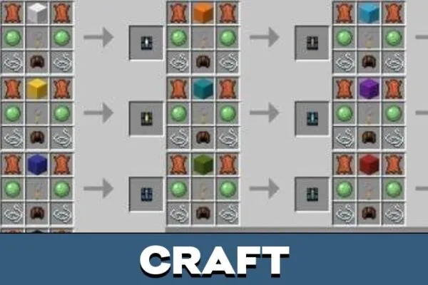 Craft of Parachute Mod for Minecraft PE