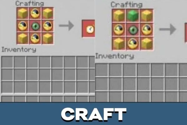 Craft from Time Stop Mod for Minecraft PE