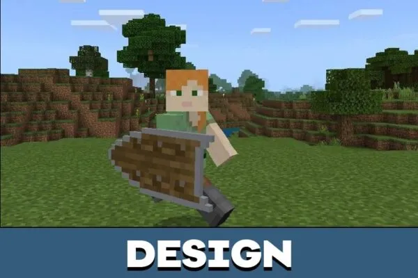 Design from Shield Texture Pack for Minecraft PE