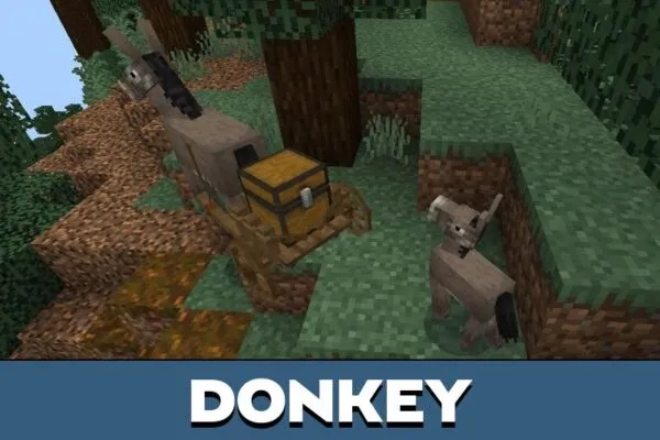 Donkey from Medieval Texture Pack for Minecraft PE