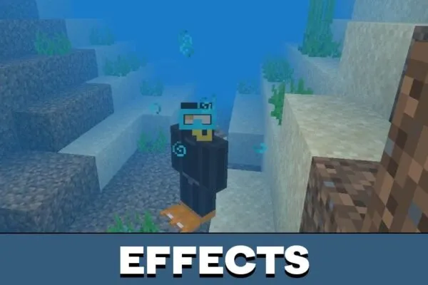 Effects from Diving Mod for Minecraft PE