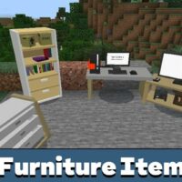 Furniture Items Mod for Minecraft PE