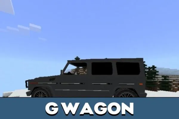 G Wagon from Mercedes Mod for Minecraft PE