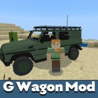 G Wagon Mod for Minecraft PE