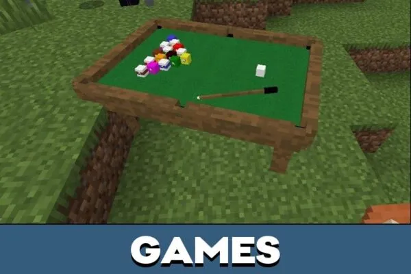 Games from Modern Furniture Mod for Minecraft PE