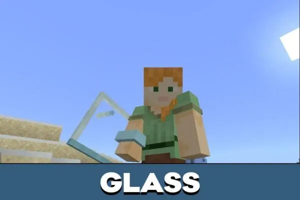 Glass from Shield Texture Pack for Minecraft PE