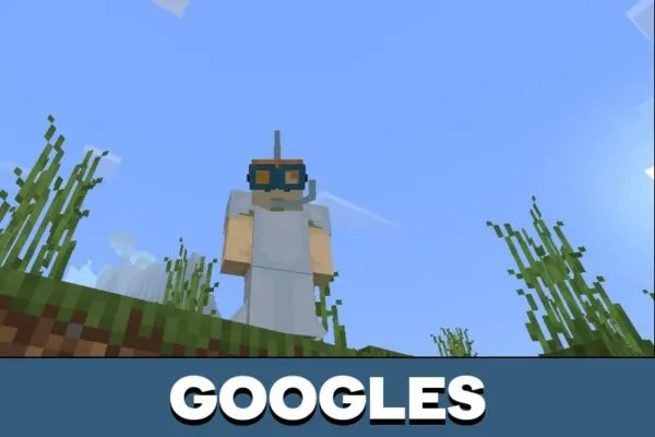 Googles from Costumes Mod for Minecraft PE