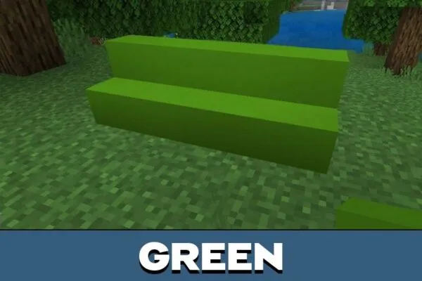 Green from Stairs Mod for Minecraft PE