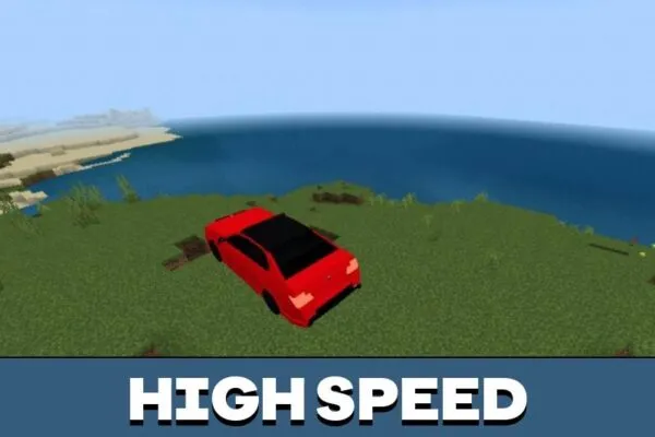 High speed from BMW Mod for Minecraft PE