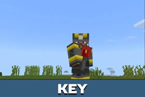 Key from Fire Track Mod for Minecraft PE