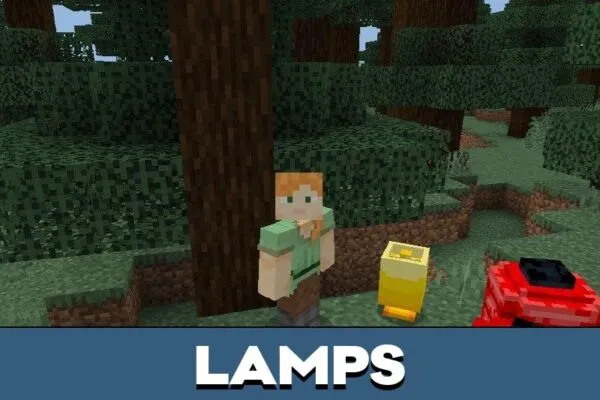 Lamps from Lanterns Mod for Minecraft PE