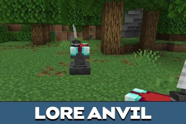 Lore Anvil Mod for Minecraft PE