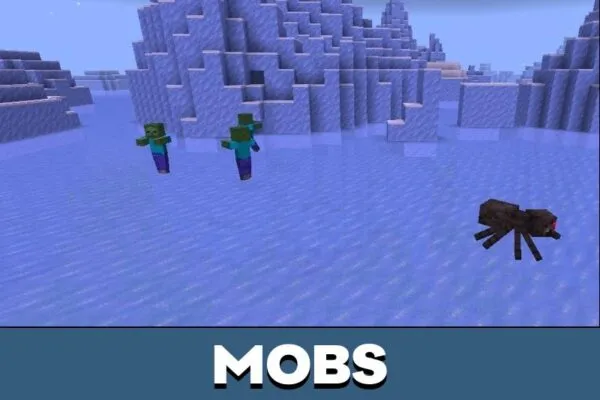 Mobs from Night Vision Mod fore Minecraft PE