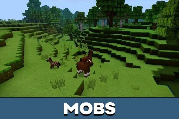 Mobs from Realistic World Mod for Minecraft PE