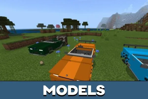 Models from BMW Mod for Minecraft PE