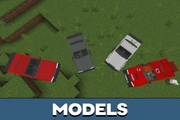 Models from Nissan Mod for Minecraft PE