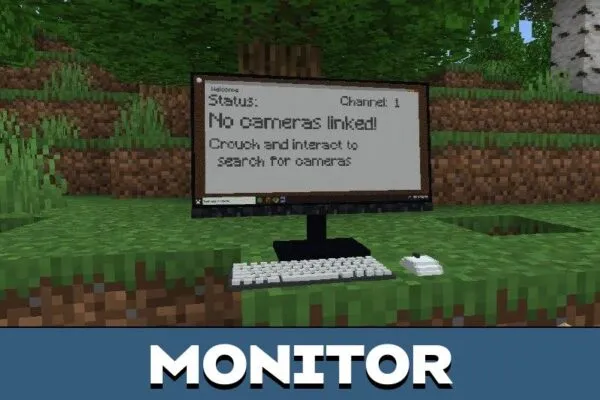 Monitor from Furniture Mod for Minecraft PE