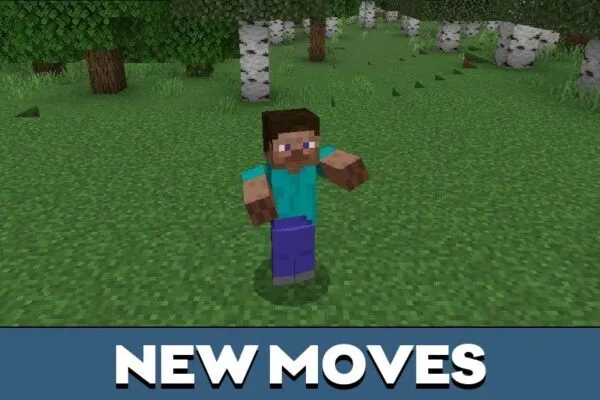 Moves from Emotes Mod for Minecraft PE