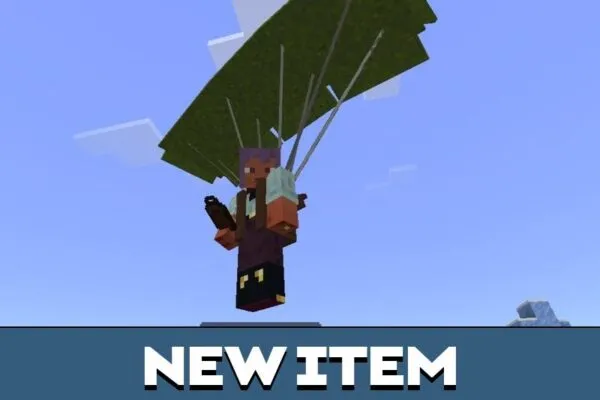 New Item from Parachute Mod for Minecraft PE