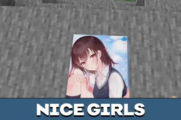 Nice Girls from Anime Girl Texture Pack for Minecraft PE