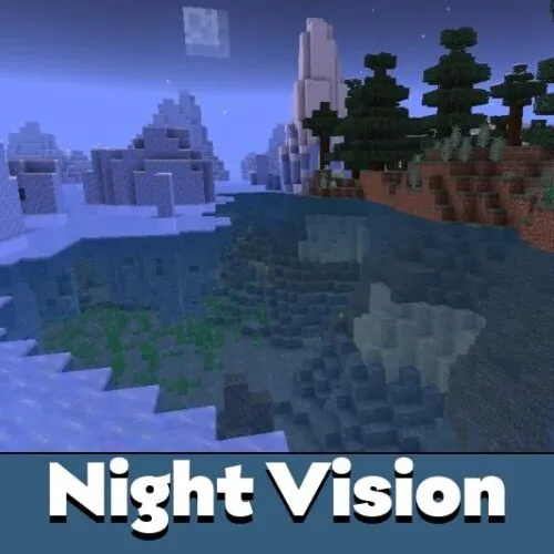 Night Vision Mod for Minecraft PE