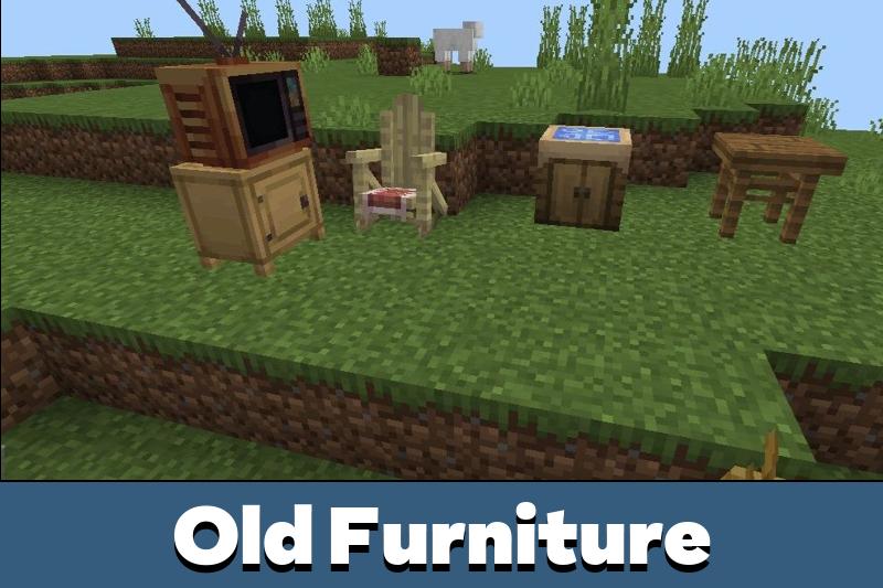 Download Old Furniture Mod for Minecraft PE Old Furniture Mod for MCPE