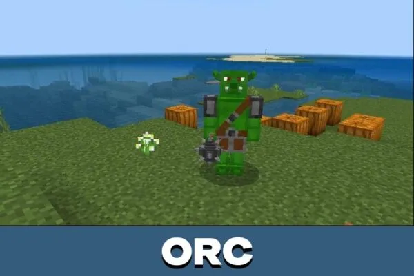 Orc from Cave Mobs Mod for Minecraft PE