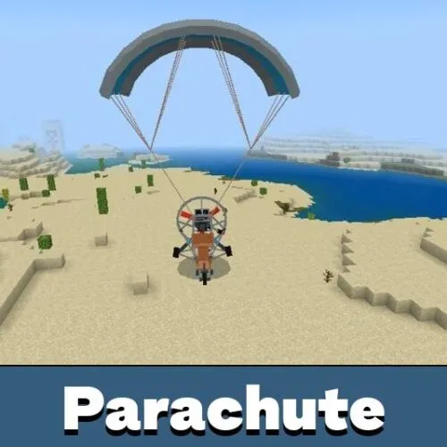 Parachute Mod for Minecraft PE