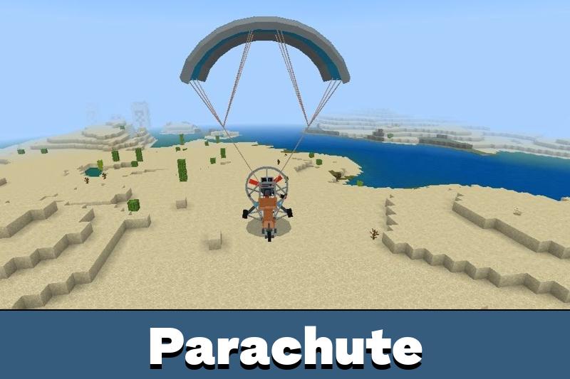 Download Parachute Mod for Minecraft PE Parachute Mod for MCPE