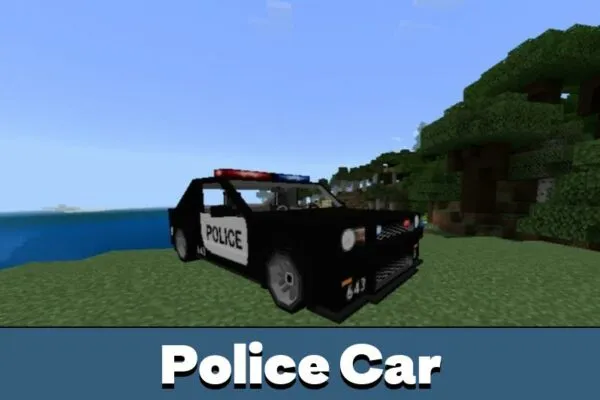 Police Car Mod for Minecraft PE