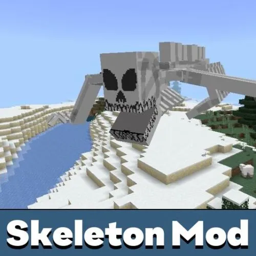 Skeleton Mod for Minecraft PE