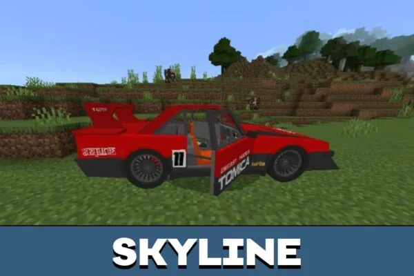 Skyline from Nissan Mod for Minecraft PE