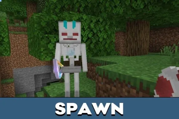 Spawn from Skeleton Mod for Minecraft PE