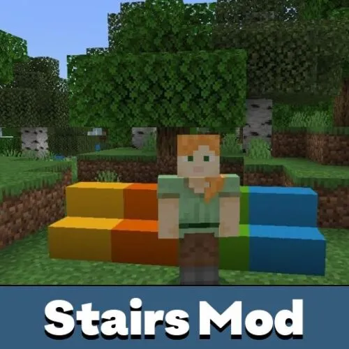 Stairs Mod for Minecraft PE